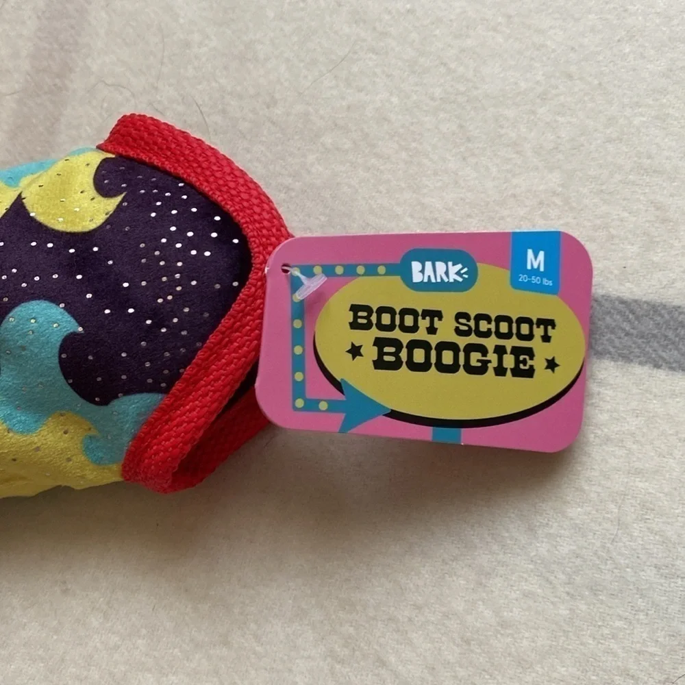 Bark Boot Scoot Boogie “Rip and Reveal” Dog Toy Medium Size Dog